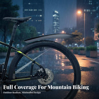 2 Pieces Mountain Bike Mudguards Rainproof Mountain Bike Mudguard Set Cycle Mudguard Set Long-Lasting Cycle Spray Guard