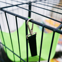 Cat Hammock with Metal Hook Attachment, Breathable Material Hanging Cat Bed, Hammock Style Indoor Resting Place, Cat Cage Hammock for Kitten Use