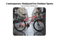 Plastic Mountain Bike Mudguard Sleek Shape Mountain Bike Mudguard Set Mountain Bike Mudguards Aerodynamic Design