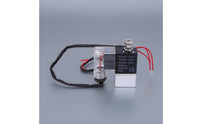 AC220V Air Compressor Solenoid Valve IP65 Compressor Unload Valve Transparent Cover Machine Part Lead Wires