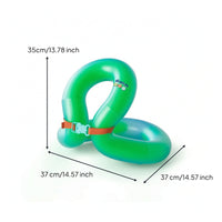 Double-Chamber Inflatable Swim Vest Thickened Swim Vest with Adjustable Strap Leak-Proof Swimwear Portable for Toddlers