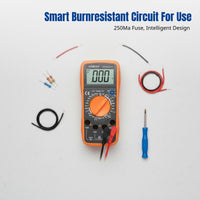 VC890C+ Digital Multimeter, High Accuracy, Auto Smart, Anti-Burn, Electrician