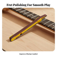DIY Repair Fret Sanding Pen Portable Guitar Fret Polisher Time-Saving for Guitarists, Bass Players, Workshop, Home Studio