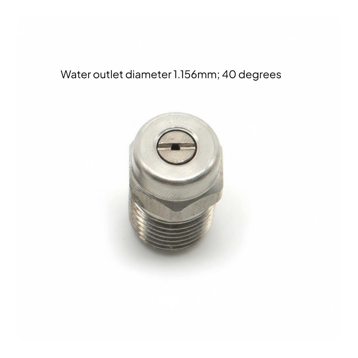 Rust-Resistant 1/4 Inch Male Thread Nozzle Long-Lasting High-Pressure Fan Nozzle Easy to Install for Professionals, Dust Suppression