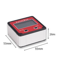 High Precision Digital Inclinometer Auto-Rotating Screen Digital Angle Gauge IP54 Dust and Water Resistant Angle Gauge Reset Function for Carpenters, DIY Enthusiasts, Mechanics, Woodworking, Construction, Workshop, Automotive Repair
