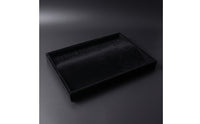 Rectangular Jewelry Tray with Hooks Shallow Necklace Display Tray Soft Necklace Organizer Box with Hooks Elegant for Dresser