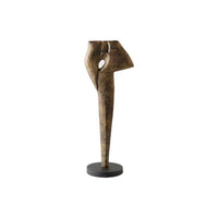 Abstract Sculpture Matte Black Aluminum Sculpture Modern Statue for Homeowners, Living Room, Console Table, Bookshelf