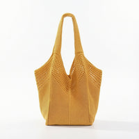 Slouchy Knitted Tote Bag Bohemian Summer Tote Bag Roomy Spacious for Women
