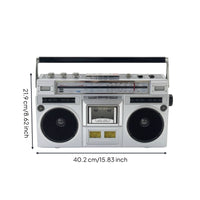 Cassette Player with Stereo Boombox  Convenient Boombox for Music Lovers, Indoor Audio