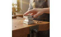 Six-Sided Groove Block Smooth Polished Surface Bracelet Forming Block Metalwork Tool for Silversmiths, Jewelers