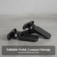 2 Pieces Electric Bike Rear Pedals Space Saving Electric Two-Wheeler Rear Pedals Aluminum Alloy Foot Pegs Sturdy Duty Vehicle