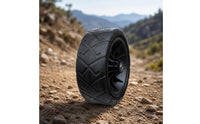 Rough-Terrain Wheel Treaded Wheel with Grip Design Wide-Profile for Market Stalls