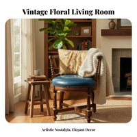 Single-Seater Club Chair Sturdy Wood Frame Living Room Seating Deep Cushioned Artistic design character for Homeowners, Adults