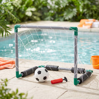 Freestanding Floating Soccer Goal Compact Pool Soccer Goal Heavy Duty Sports Equipment Soft for Family