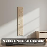 Kids Climbing Wall Physical Active Kids Climbing Wall Set Improves Coordination Indoor Play Set for Preschoolers, Boys, Home, Kindergarten, Playroom