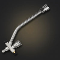 Car Cleaning Foam Lance with 1L Bottle for Efficient Car Wash, Pressure Washer with Stainless Steel Handle, 4000PSI Washing Kit, 5 Nozzles