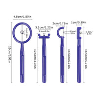 4 Pieces Oral Exercise Tool Safe Oral Muscle Exercise Tool Oral Exercise Tool Long-Lasting Oral Muscle Exerciser Blue