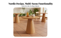 Leisure design Upholstered Armchair Thick padding Table and Chair Set Modern Design Cafe Seating Ergonomic Comfort for Business Owners, creamice Workers, Dessert Shop, Lounge Area, Living Room, Home Dining