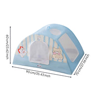 Cat Maternity House Cozy Arched Cat House Pet Shelter with Mesh Panels Private Foldable for Cats, Indoor, Apartment