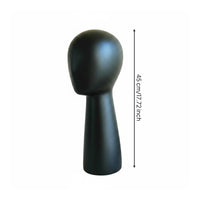 Mannequin Head Fiberglass Hat Display Head Adult Size for Boutique, Shop Window