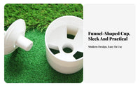 Golf Pin Putting Cup Set Drainage Holes Putting Pin and Cup Construction Golf Flagstick Set