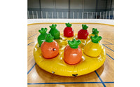 Carrot Pulling Game Recessed Openings Inflatable Carrot Game PVC-Like Inflatable Mat for Groups, Teams