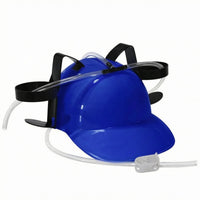 Adjustable Fit Beer Helmet Lightweight Drinking Hat Switchable Valve Beer Hat Molded Plastic for Events
