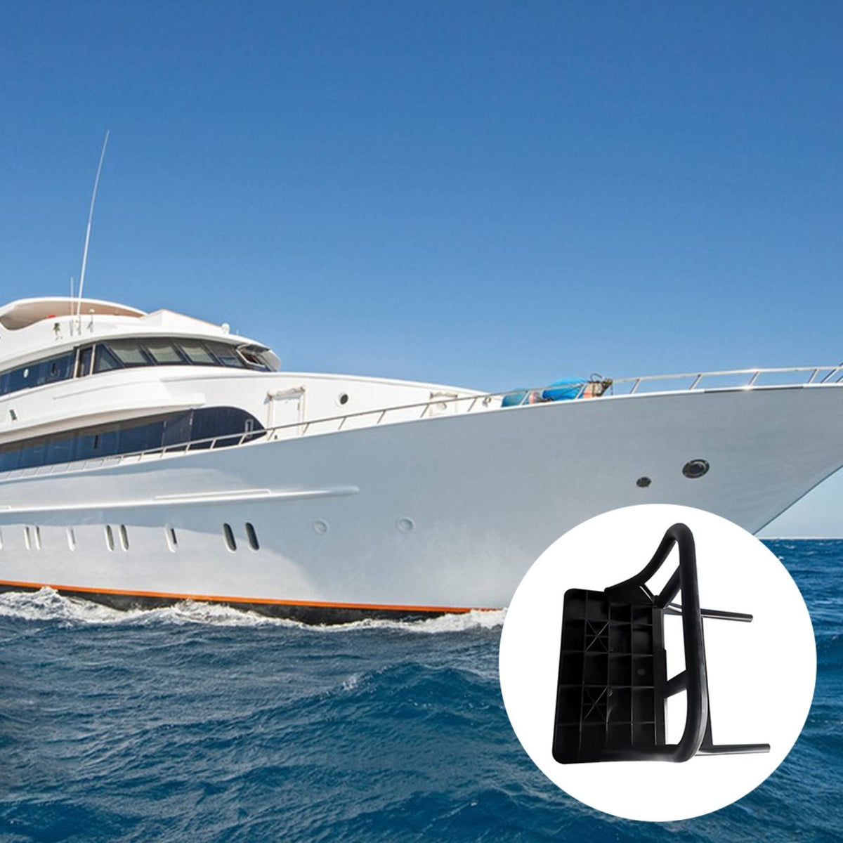 Inflatable Boat Motor Bracket Nylon Inflatable Boat Motor Mount Easy Installation Engine Mounting Bracket for Fishing