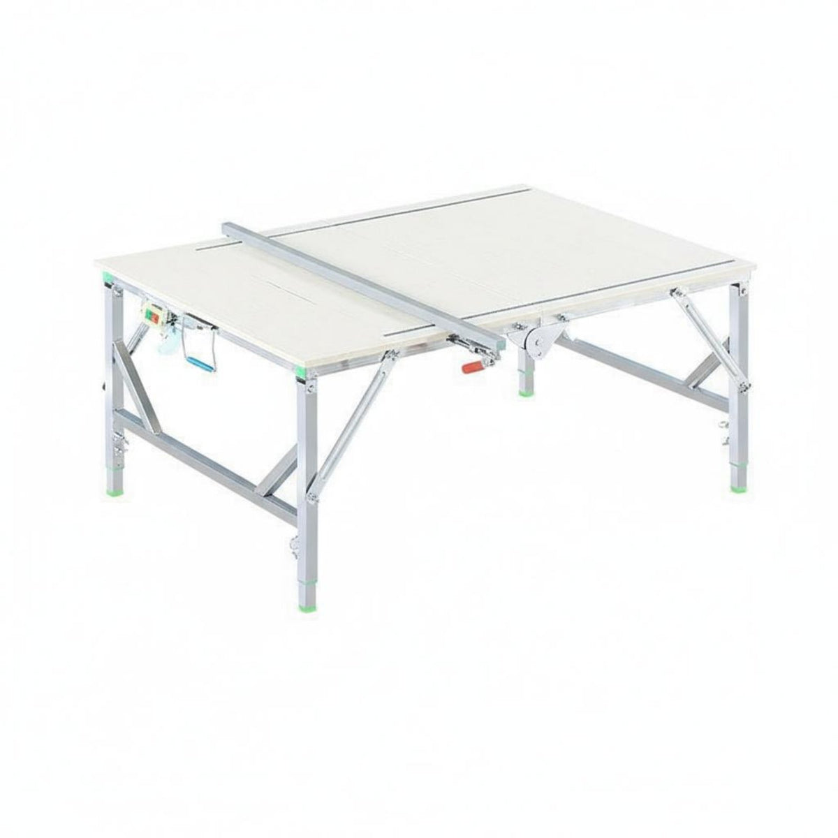 Foldable Design Multifunctional Woodworking Bench Space-Saving Portable Workbench Easy Setup Folding Saw Table Heavy Duty for Woodworkers, Carpenters, DIY Enthusiasts, Home Renovation, Job Site, Garage