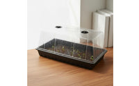 Seedling Starter Tray with Dome Humidity Retaining Humidity Dome Tray Transparent Lid Seedling Starter Kit for Growers, Indoor, Balcony