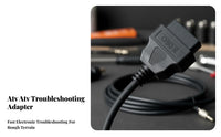 Read and Reset Fault Codes OBD2 to 8 Pin Adapter Seamless Connectivity All-Terrain Vehicle Brand 8 Pin Diagnostic Adapter Sturdy Construction ATV Diagnostic Connector Stable Performance for Mechanics, Workshop, Garage