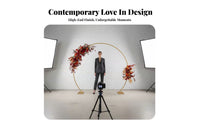 Heart Shaped Arch Stand Modern Geometric Design Triangle Wedding Arch Versatile Heart Shaped Backdrop Frame for DIY Brides, Photographers, Photo