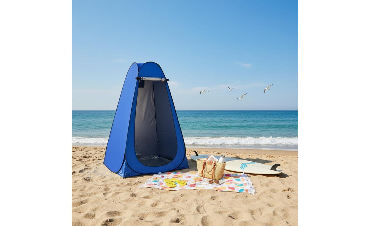 Multi-Functional Portable Privacy Tent Includes Carry Bag Quick-Setup Privacy Tent Waterproof Outdoor Changing Room Spacious Interior for Beachgoers, Campers, Fishermen, Beach, Road Trips, Fishing, Photoshoots