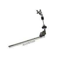 Threaded Cymbal Stacker with Clamp Space-Saving Cymbal Post Mount Adjustable Drum Accessory Compact for Drummers, Percussionists, Stage Rigs, Practice Kits