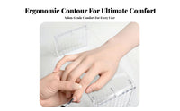 Ergonomic Manicure Hand Pillow Stable Support Manicure Arm Rest Stand Improves Effectiveness for Manicurists, Beauty Studios, Spas, Home