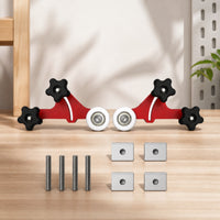 Carpentry Guide with Rollers Smooth Positioning Fixture Easy to Use Hardware for Woodworkers, Table Woodcutting Machinery