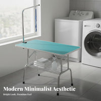 Foldable Dog Grooming Table Non-Slip Tabletop Foldable Pet Grooming Table Waterproof Surface for Home Groomers