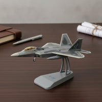 1:72 Scale F-22 Predator Model Display-Ready Fighter Jet Model with Stand Finished Pre-Colored for Collectors