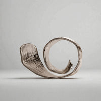 Abstract Metal Sculpture Modern Abstract Sculpture Reflective Statue for Coffee Table