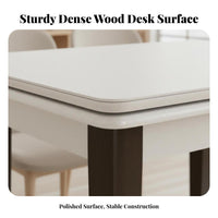 Space-Saving Extendable Dining Table Foldable Extendable Folding Table Modern and design Household Furniture Multifunctional for Small Apartment Dwellers, Families, household owners, Kitchen, Living Room, Home Office