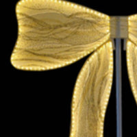 Photo Prop LED Bow Decor Mall Decoration Lighted Ornament for Stage