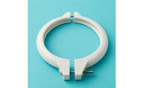 Two-Piece Sand Filter Clamp Collar Threaded Pool Filter Head Clamp 1.5-Inch Molded
