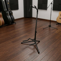 Height-Adjustable Guitar Stand Tripod Guitar Stand with Padding Portable Safeguarding for Guitarists, Musicians, Stage