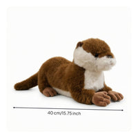 Lying Otter Toy 40 Cm Soft Faux Otter Padded Paws