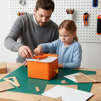 Gift Idea Kids Cardboard Cutter No Sharp Rim Child-Safe Cardboard Cutter Creative Fun Easy to Grip for Children, Home Project
