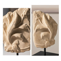 Sculpture on Stand Textured Resin Sculpture Rustic Simplicity Ornament for Entryway, Mantel
