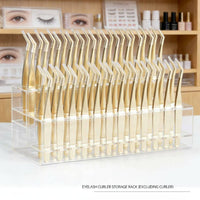 Transparent Eyelash Tweezer Stand Space-Saving Beauty Storage