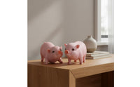 Lifelike Details Astrological Pig Decoration Resin Pig Ornament for Garden, Desktop