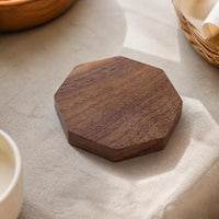 Premium Solid Walnut Display Base Minimalist Walnut Display Base Modern Wooden Pedestal Simple for Collectors