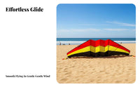 Airborne Kite Light Wind Single Line Parafoil Kite Easy to Fly Outdoor Toy for Adults, Teens, Beach, Park, Open Fields